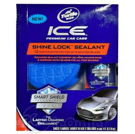 Turtle Wax Ice Premium Car Care Shine Lock Sealant 4 Fl Oz 118 Ml
