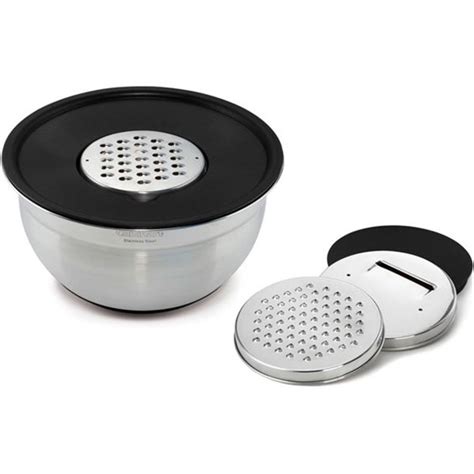 Multi Prep Bowl With Graters Black Choose Your T