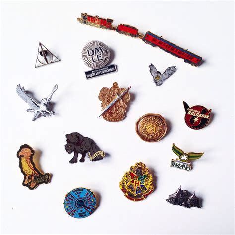 Harry Potter Pins Official Merchandise Enamel And Metal
