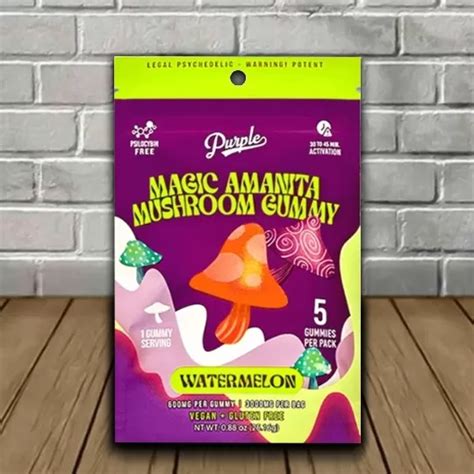 Purple Magic Amanita Mushroom Gummies Great Cbd Shop