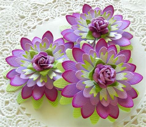 Try planting these flowers in your garden so when spring comes moonflowers represent mystery, like that of the moon and stars. Paper Flowers-Purple Daisy Rose | Paper flowers, Paper and ...