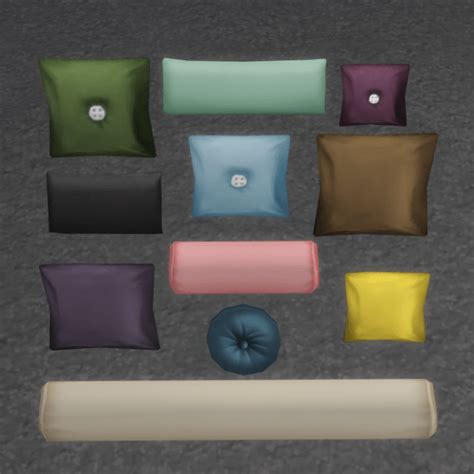 Sofa Height Pillow Set · Sims 4 Cc Objects