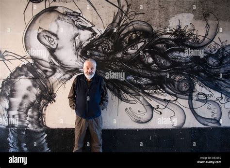 Mike Leigh English Film Director Photographed In Soho London England