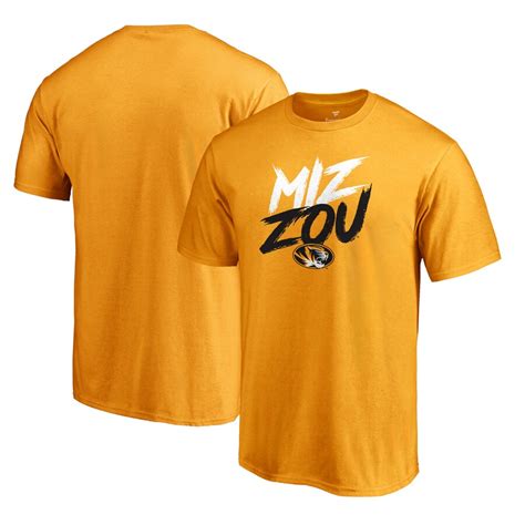 Fanatics Branded Missouri Tigers Gold Hometown Collection T Shirt