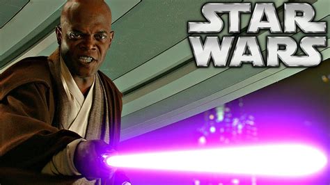 It contains an amethyst crystal that gives it a distinctive color, but otherwise, it's an accepted rarity in the galaxy; How Mace Windu Got His Purple Lightsaber - Star Wars ...