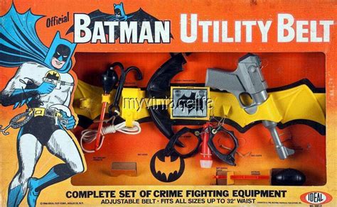 Batman Utility Belt Not Toy Fridge Magnet 2 X 3 Vintage Art