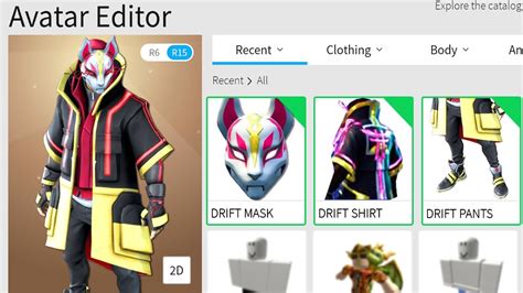 If i see anyone with this on their page not saying it's edited i will flag it or whatever it's called. MAKING DRIFT from FORTNITE a ROBLOX ACCOUNT!! - YouTube