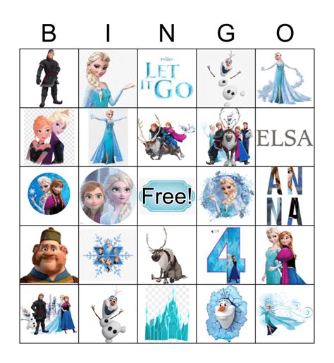 Frozen Bingo Printable Free Printable Templates