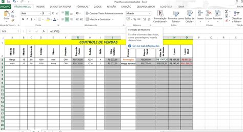 Como Criar Uma Planilha De Controle De Vendas No Excel Com F Rmulas