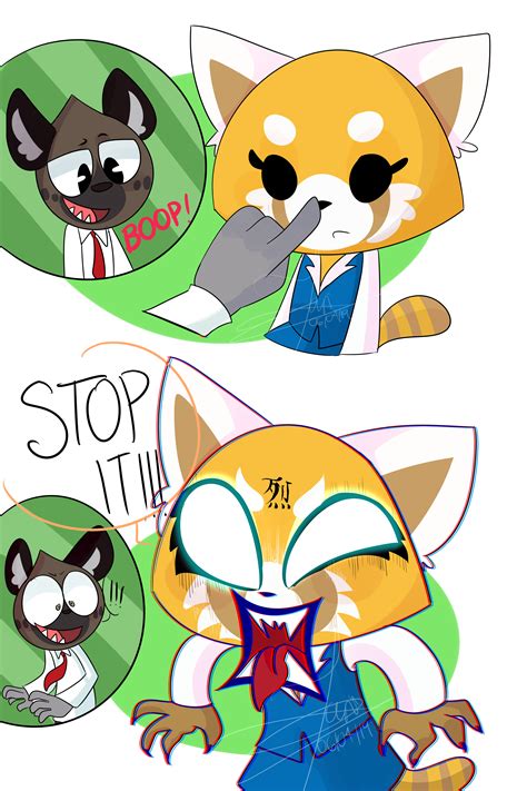 Fanart Aggretsuko Boop By T Whiskers On Deviantart