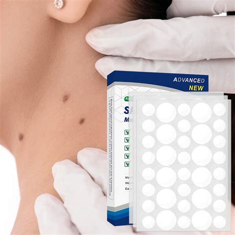 144pcsbox Skin Tags Removal Patches Natural Gentle Wart Remover Quick