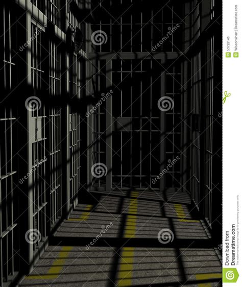 Jail Cell Prison Room Illustration Stock Illustration Illustration Of