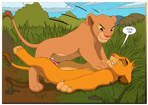 Rule 34 Color Cub Disney Female Lion Lioness Male Nala Penis Rule 63 Sex Side View Simba