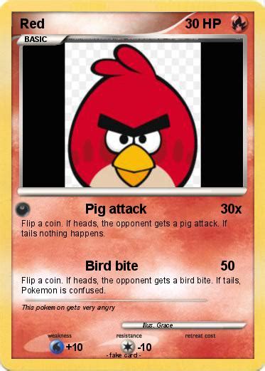 Redcard no longer sends out cards, you can now print out the member page, or show it on any mobile device at the restaurant to get your discount. Pokémon Red 4555 4555 - Pig attack - My Pokemon Card