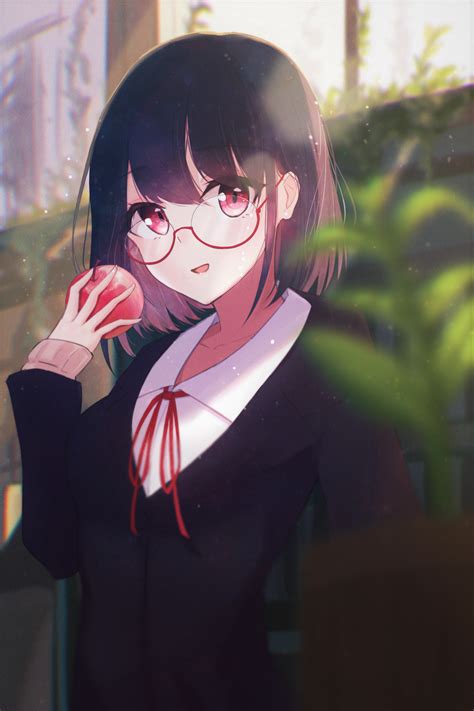Handsome Anime Boy With Glasses And Black Hair Anime Wallpaper Hd