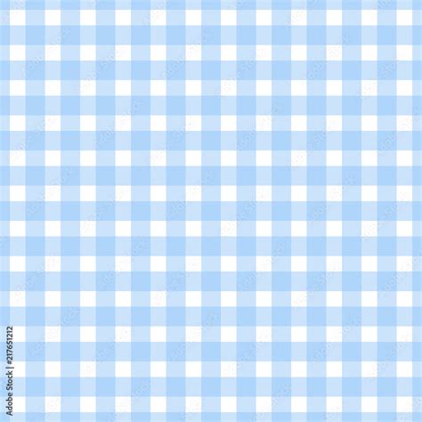 Seamless Plaid Check Pattern Blue And White Design For Wallpaper