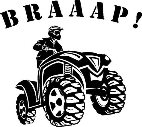 The purpose of present study was to identify the perceived brand image by how brand image affects the purchase decision for two wheelers, brand loyalty of. ATV Quad four wheeler BRAAAP! vinyl decal sticker Honda ...