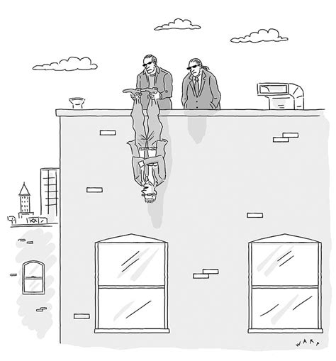 “rooftop Thugs” Caption Contest Commentary With Lawrence Wood Cartoon
