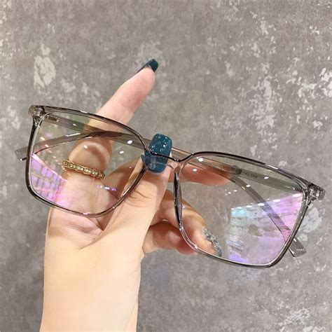 Anti Blue Light Glasses Square Frame 2020 Womens Eyeglasses Frame Blue