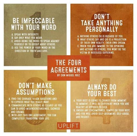 The Four Agreements ~ Don Miguel Ruiz The Four Agreements Four