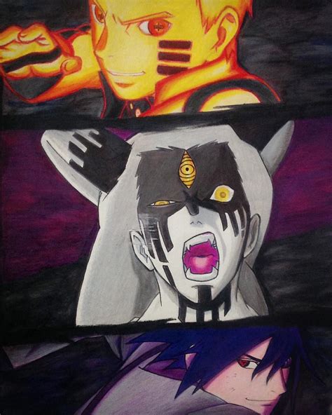 *kicks kankuro off the naruto : Naruto & Sasuke vs Momoshiki #naruto #drawing #narutofan #sasuke #narutoart #sasuke_uchiha # ...