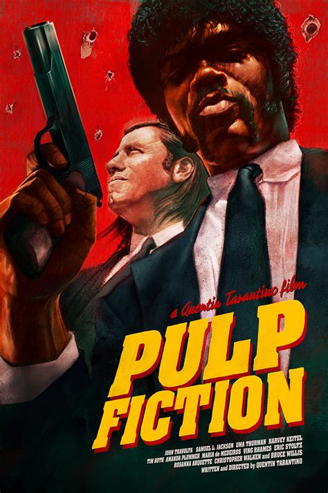 Pulp Fiction Poster Davemerrell Posterspy