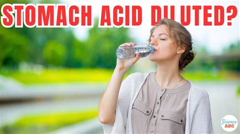 Is Your Stomach Acid Gastric Acid Diluted When You Drink Water Youtube