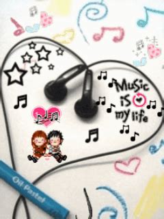 Pouyan shabe didar (music is my life). Cute Music Is My Life Animated Pictures, Photos, and ...
