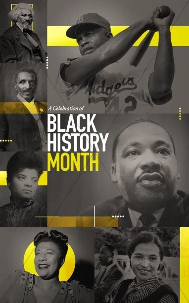 Black History Celebration Church Bulletin Clover Media