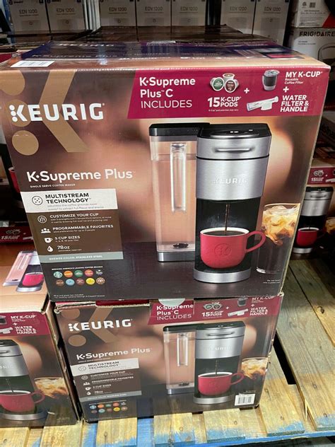 Keurig K Supreme Plus C Single Serve Coffee Maker With 15 K Cup Pods My K Cup