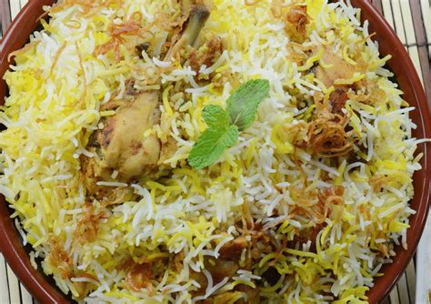 Hyderabadi Chicken Biryani Dum Biryani Non Veg Food