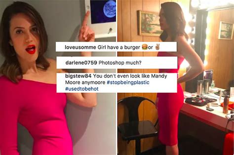 Internet Trolls Told Mandy Moore That She Was Too Skinny And She Shut Them The F Down