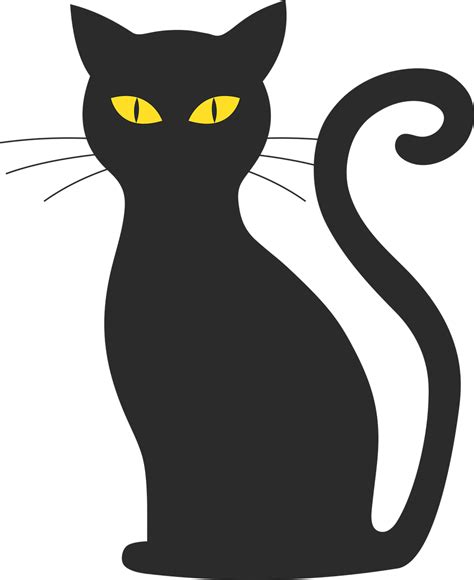 Download Cat Halloween Silhouette Royalty Free Vector Graphic Gato
