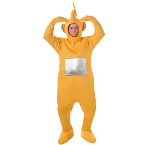 All 4 Mens Ladies Adult Teletubbies Teletubby Stag Fancy Dress Costumes
