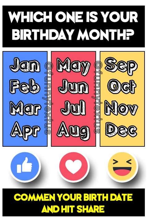 Which One Is Your Birthday Month Pictures Photos And Images For