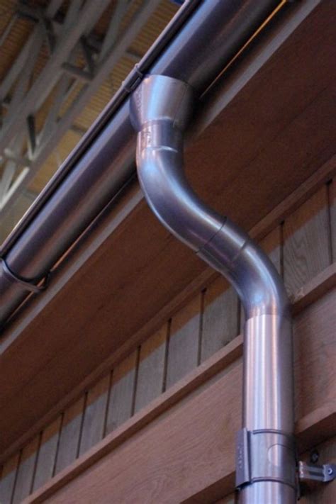 Lindab Steel Guttering - Downpipe Bend with Socket - Magestic Galvanised