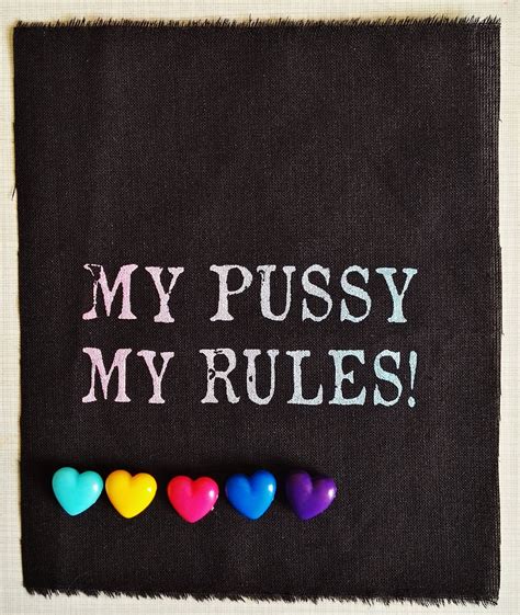 Patch My Pussy My Rules Feminism Queer Etsy