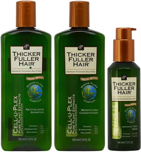 Thicker Fuller Hair Revitalizing Shampoo Weightless Conditioner 12 Oz