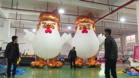 Its Gonna Be Huge China Factory Hatches Giant Trump Chickens