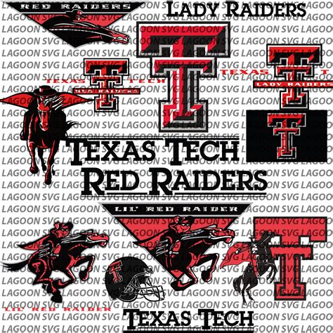 Red Raiders Svg University Svg Bundle Texas Tech Football Etsy