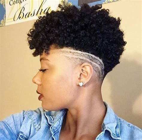Shaved Hairstyles For Black Women In