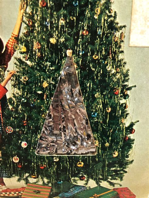 Vintage Mcm Christmas Tree Icicles Marathon Franke Co Etsy