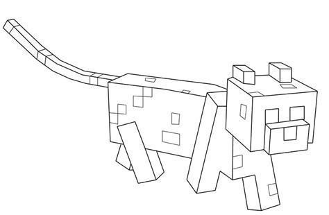 Minecraft Coloring Pages Printable Cats Coloring Pages
