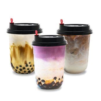 Custom printing logo milk tea cups pet yogurt milktea packaging plastic disposable smoothie. Custom Clear Disposable Plastic Pp U Shape Boba Bubble ...