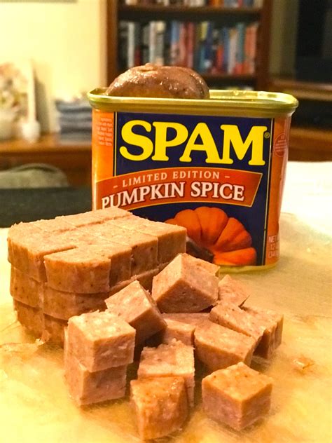 Pumpkin Spice Spam Recipe Cube The Spam Johnrieber