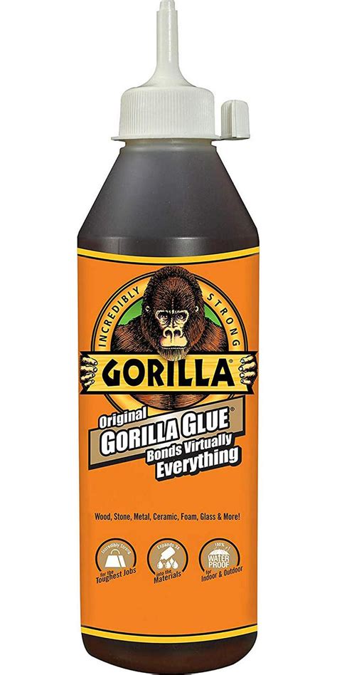 Gorilla Original Gorilla Glue Waterproof Polyurethane Glue 18 Ounce