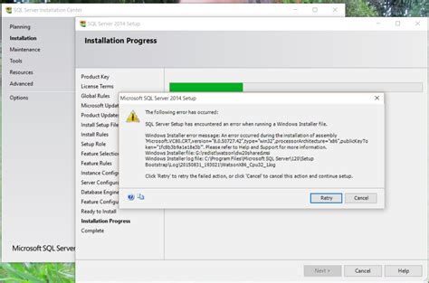 Error En Instalaci N De Sql Server En Windows Foyland