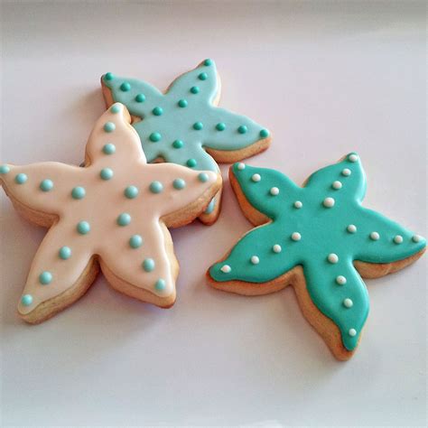 Starfish Cookies 1 Dozen 3000 Via Etsy Cookie Decorating
