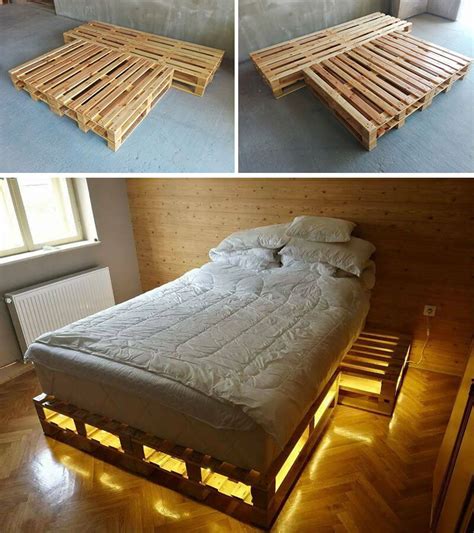 Sophisticated And Economical Bed Designs Pallet Bed Frame Diy Bed