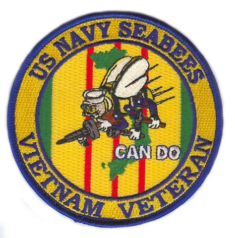Us Navy Seabees Vietnam Veteran 4 Patch